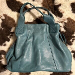 American Leather Co. Teal Bag